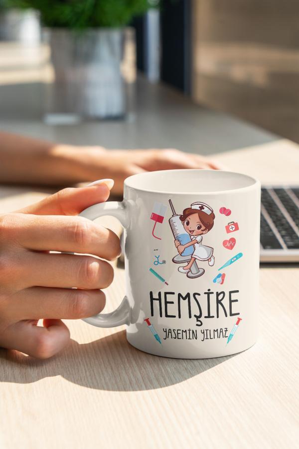 Hemşire Tasarımlı Kupa