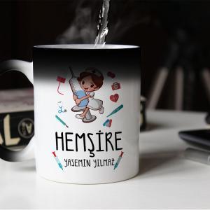 Hemşire Tasarımlı Sihirli Kupa