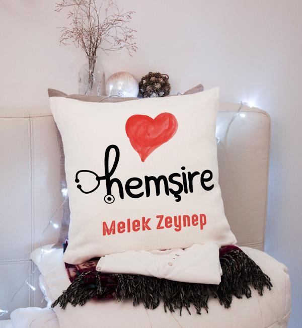 Hemşire Tasarımlı Yastık