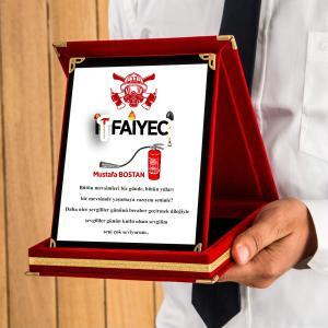 İtfayeci Tasarımlı Plaket