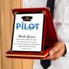 Pilot Tasarımlı Plaket