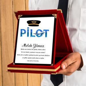 Pilot Tasarımlı Plaket
