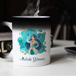 Kimya Mühendisi Tasarımlı Sihirli Kupa