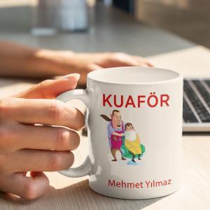 Bayan Kuaförü Tasarımlı Kupa