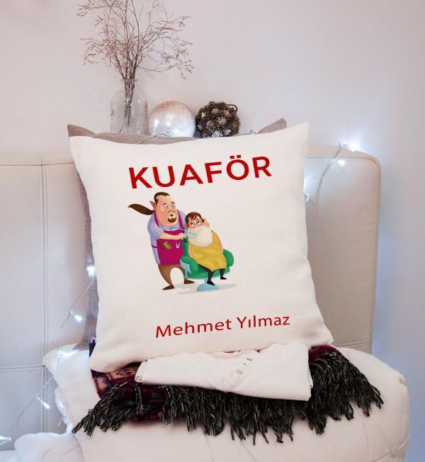 Kuaför Tasarımlı Yastık