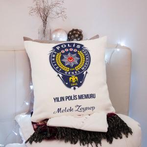 Polis Tasarımlı Yastık