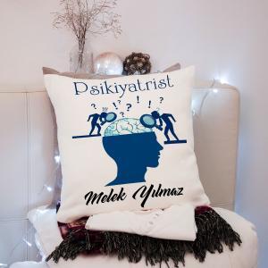 Psikolog Tasarımlı Yastık