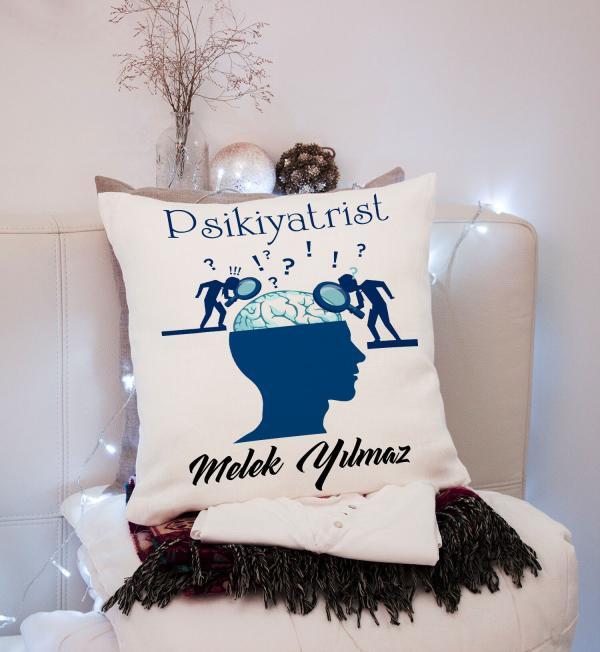 Psikolog Tasarımlı Yastık