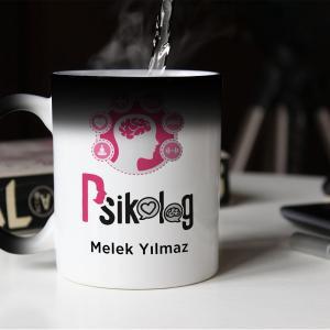 Psikolog Tasarımlı Sihirli Kupa