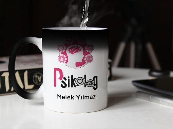 Psikolog Tasarımlı Sihirli Kupa
