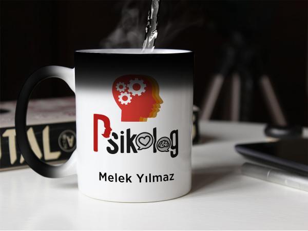 Psikolog Tasarımlı Sihirli Kupa
