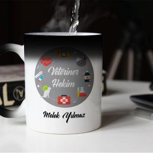 Veteriner Tasarımlı Sihirli Kupa
