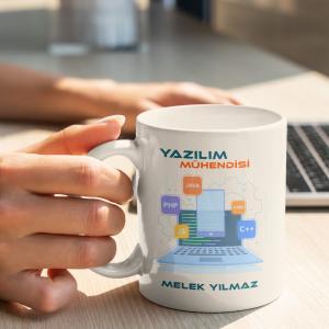 Yazılım Mühendisi Tasarımlı Kupa