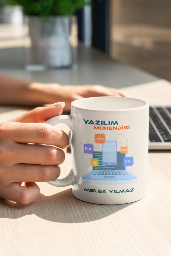 Yazılım Mühendisi Tasarımlı Kupa