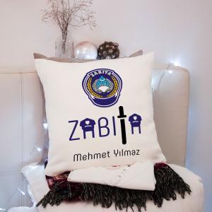 Polis Tasarımlı Yastık