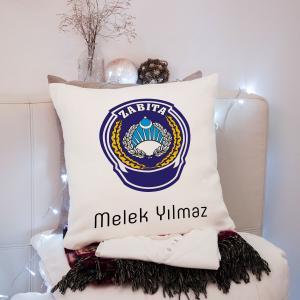 Polis Tasarımlı Yastık
