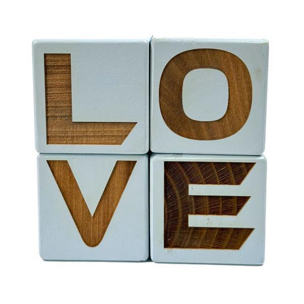 Love Ahşap Dekoratif Süs Mor – Kutuya Ekle