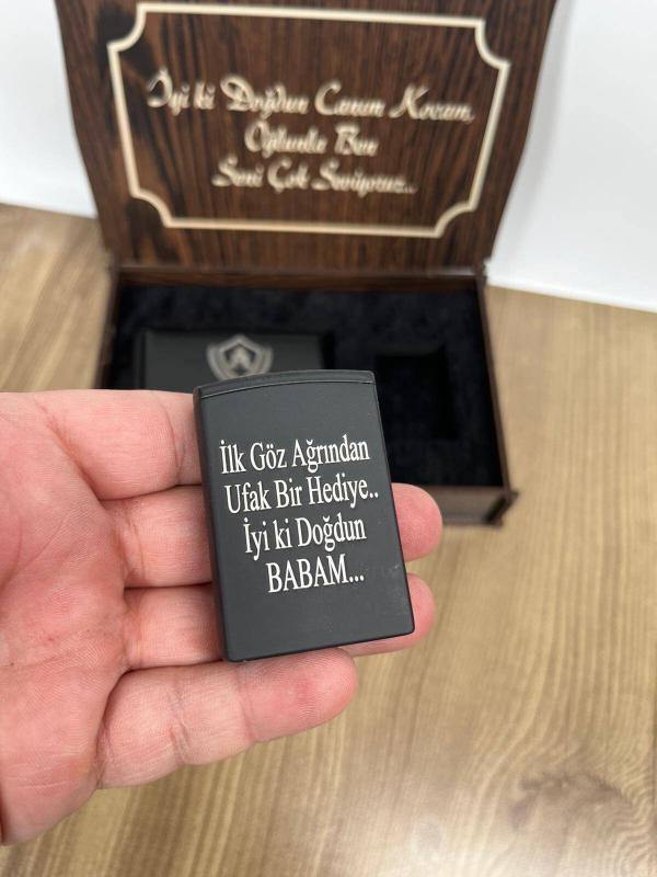 İsme Özel Tabaka Çakmak Set - Görsel 5