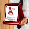 Sevgililer Günü Tasarımlı Plaket