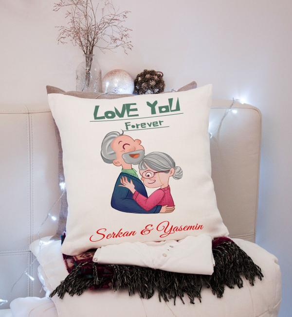 Sevgililer Günü Tasarımlı Yastık