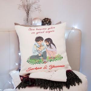 Sevgililer Günü Tasarımlı Yastık
