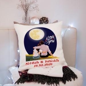 Sevgililer Günü Tasarımlı Yastık