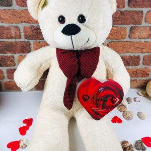 100cm Peluş Çikolatalı Ayıcık