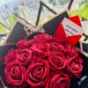 Simli Bride Yazılı Taçlı Gül Buketi